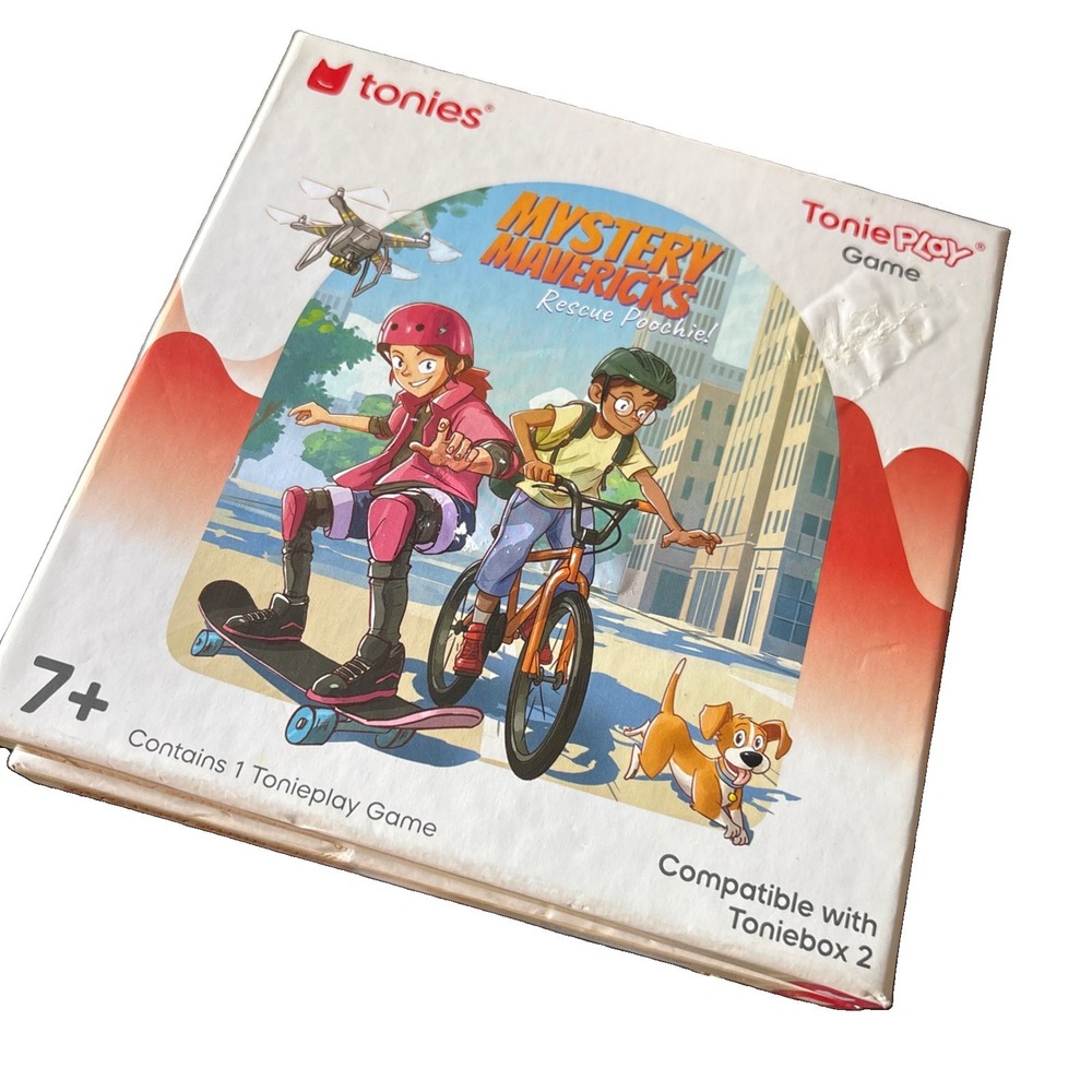 Tonies ToniePlay Game Mystery Mavericks Rescue Poochie! Compatible Toniebox 7+
